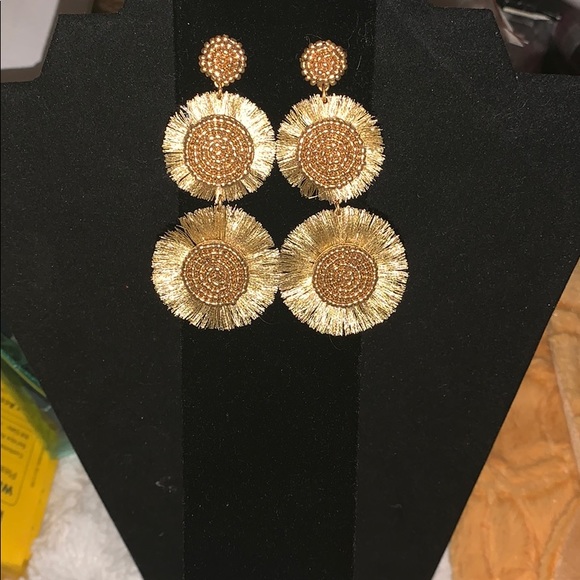 J. Crew Jewelry - J Crew gold tassel earrings